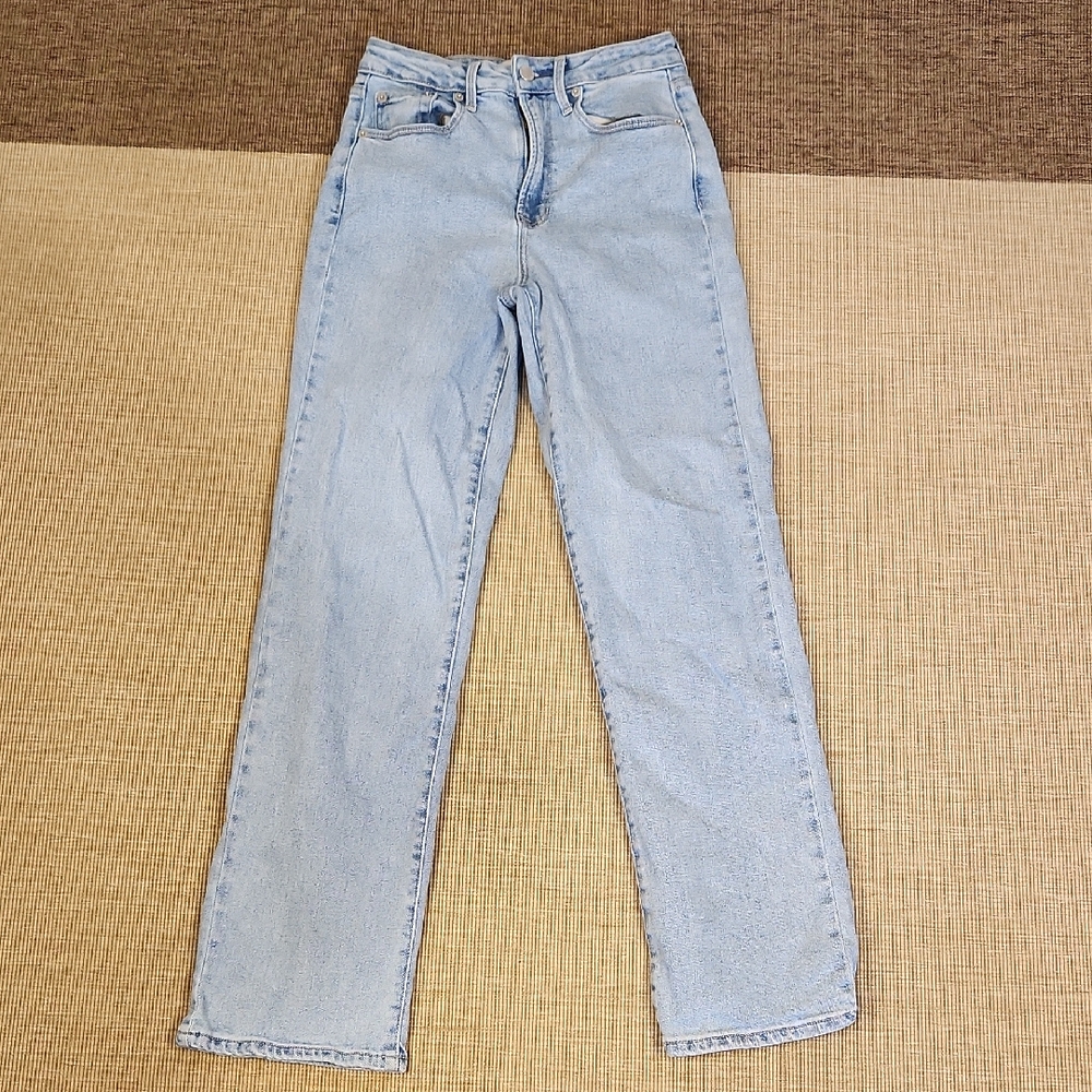 Just USA Straight Leg Jeans 2 Light Wash